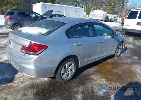 2013 Honda Civic Lx from USA, damaged, VIN 2HGFB2F59DH539397